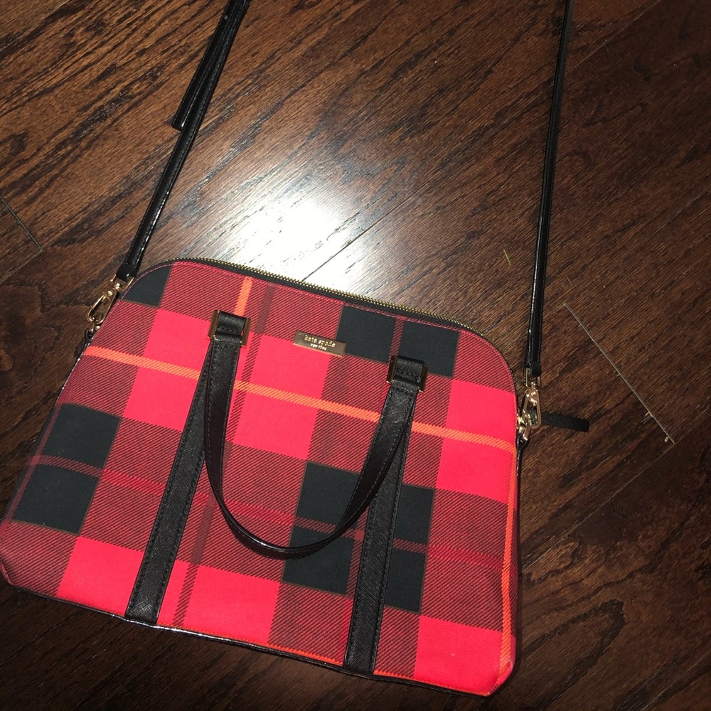 Kate spade Plaid crossbody purse